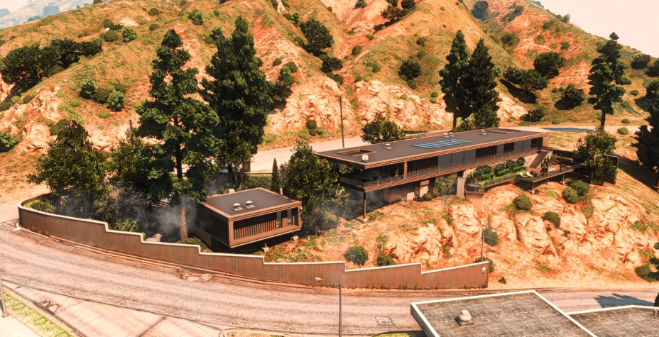 MANSION MODERN WOOD HOUSE