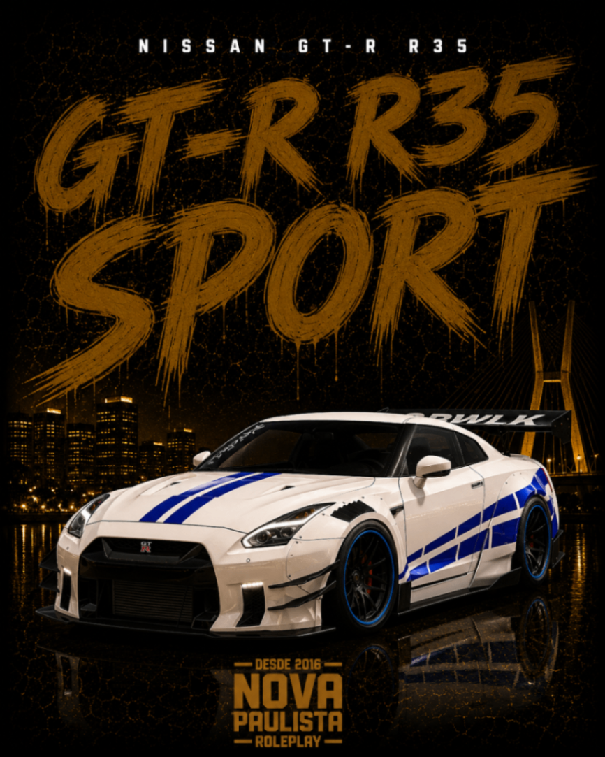 Nissan GT-R R35 Sport  || Veiculo Unico ||